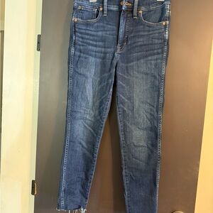 Madewell Dark Blue Ankle Jeans